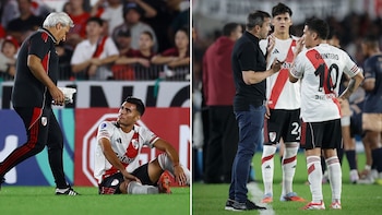 River Plate confirmó que Vera y Quintero se perderán el Superclásico ante Boca Juniors: cómo los reemplazará Coudet