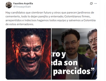 Un reciente pronunciamiento del exfutbolista intensificó las discusiones digitales - crédito Faustino Asprilla / X