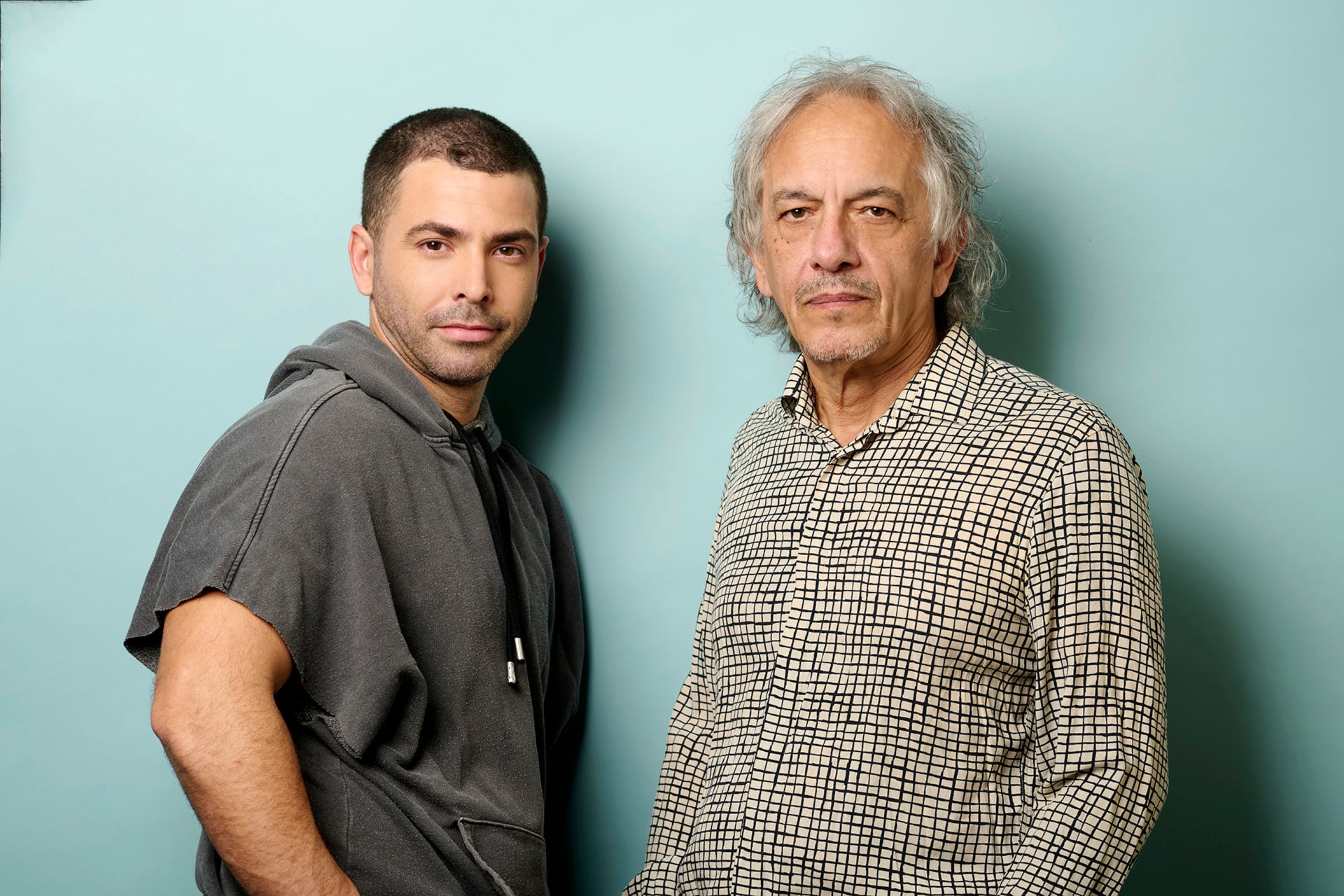 Casero e Indio Romero, quien se encarga de la dirección del unipersoanl que se estrenará el 28 de abril (Crédito: Agencia Coral)