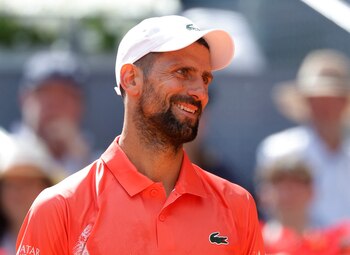 El tenista serbio Novak Djokovic