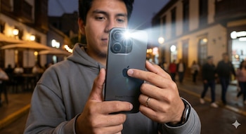 iPhone - Apple - linterna - tecnología - 21 de mayo