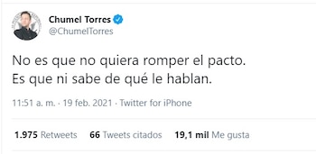 El comediante ya había criticado