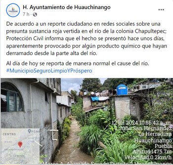 Autoridades del Ayuntamiento aseguraron que