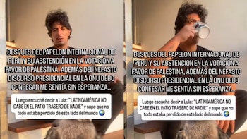 El intérprete peruano cuestionó la intervención presidencial en Nueva York y sostuvo que recuperó la esperanza tras escuchar al mandatario brasileño durante la Asamblea General