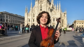 Marcos Carreras, el violinista argentino de 12 años que tocará a Piazzolla en Beijing: “No sé si soy un niño prodigio”