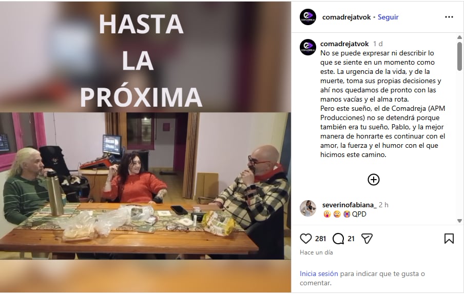 Comadreja TV salió al aire el lunes 4 de agosto a las 20.30, con programación de 24 horas y base en Villa Arcadia