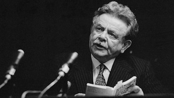 El escritor insistió en su