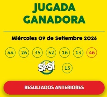 Conoce todos los resultados de La Tinka del miércoles 9 de setiembre de 2026, incluido el Pozo Millonario, Sí o Sí y Boliyapa. Captura: América TV.