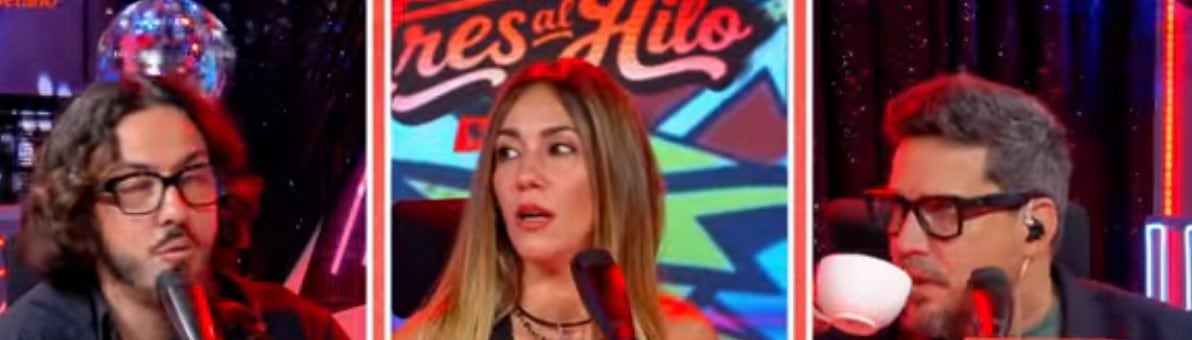Tilsa Lozano confiesa que sigue creyendo en el amor a los 43 años y Gabriel Calvo le lanza inesperada advertencia. Captura: Tres al Hilo.