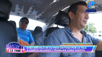 Gino Arévalo trabaja como taxista.