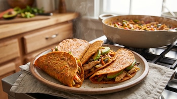 Receta de tacos de masa de zanahoria, rápida y fácil