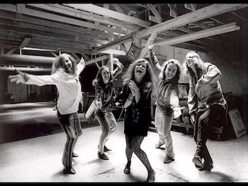 Janis Joplin y su banda