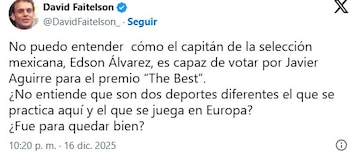 El periodista criticó la decisión