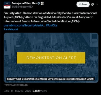 Foto: X: @USEmbassyMEX