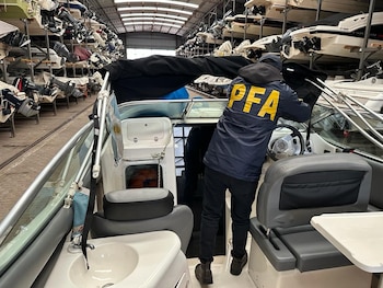 La Policía Federal Argentina estuvo