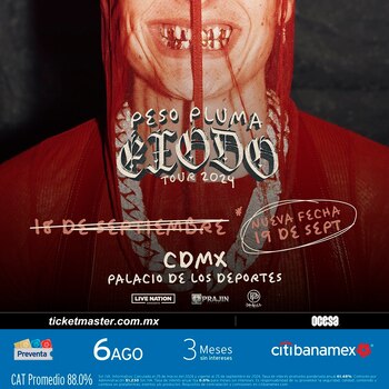 Peso Pluma anunció segundo concierto