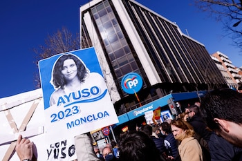 Simpatizantes del PP en Madrid