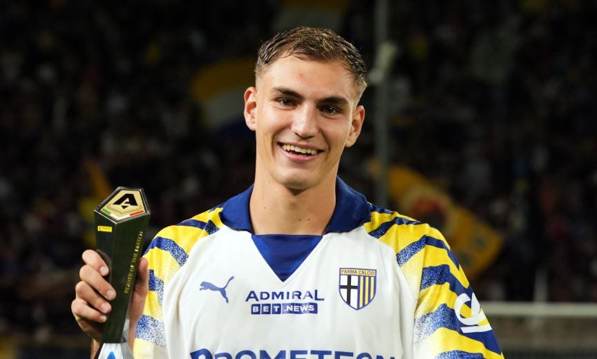 Mateo Pellegrino lleva 7 goles convertidos en el Parma desde su llegada proveniente de Vélez