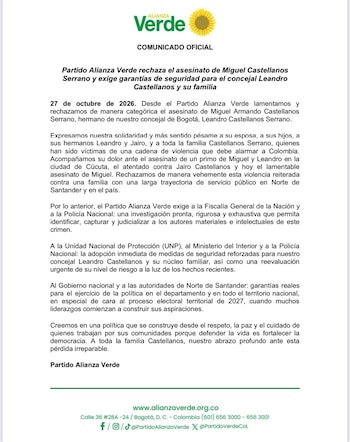 Alianza Verde (- crédito @PartidoVerdeCoL-X)