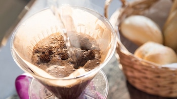 Café colombiano con cannabis se