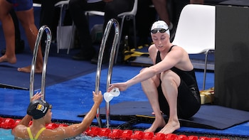 El relevo 4x100 libre femenino bate el récord de España y se mete en la final del Europeo