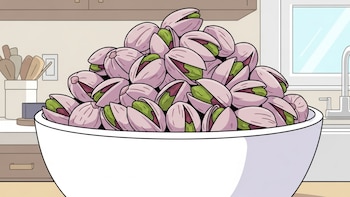 Pistachos con piel violeta, un aliado que puede proteger el corazón, prevenir el cáncer y mejorar la memoria
