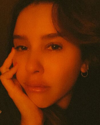 Paulina Goto se mostró triste