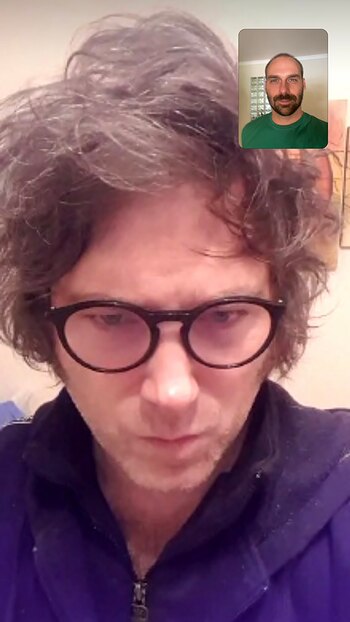 La videollamada entre Javier Milei y Eduardo Bolsonaro