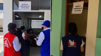 Mesas temporales de sufragio