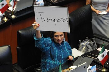 La candidata del Frente Amplio