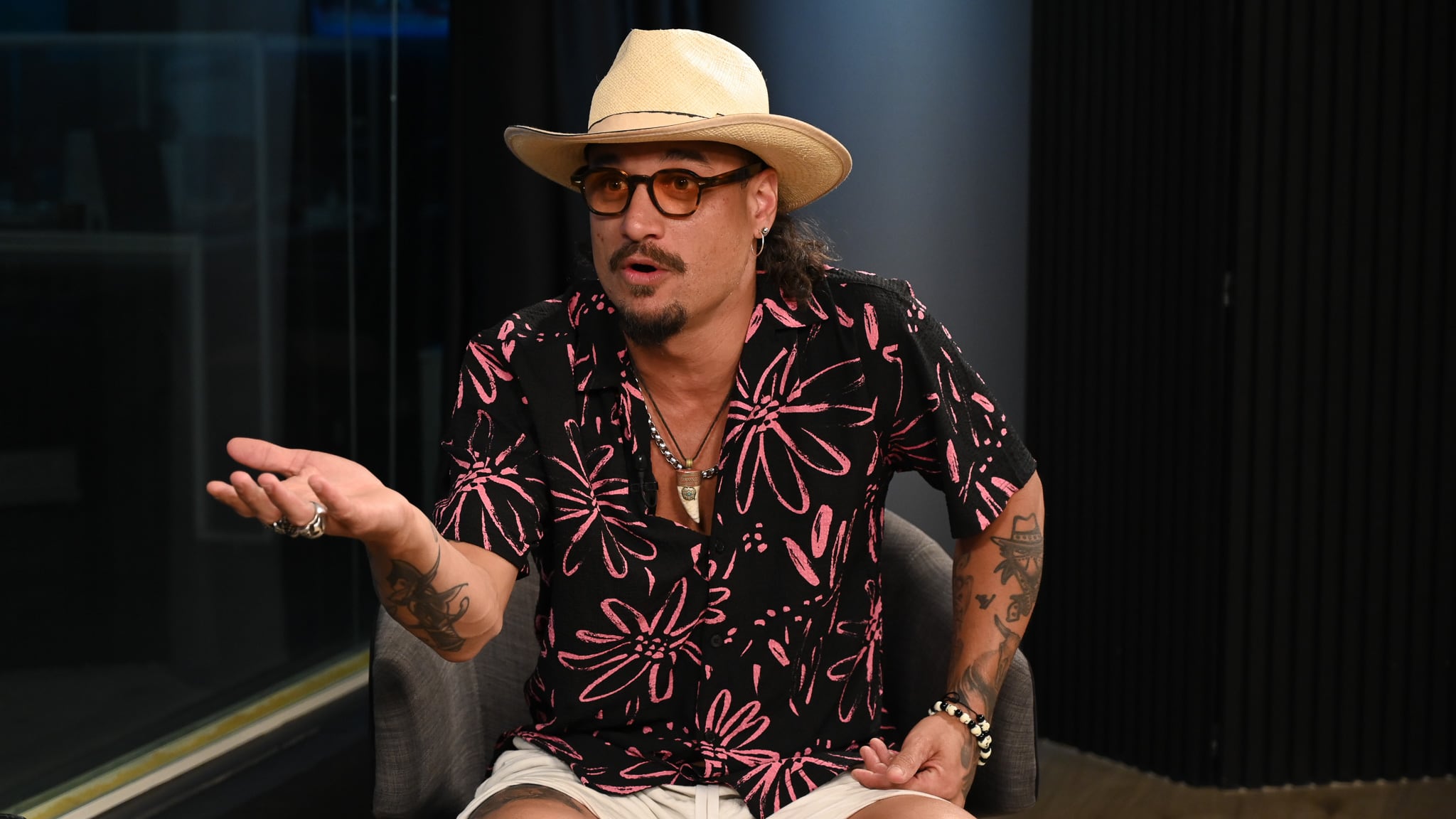 Daniel Osvaldo en una de sus entrevistas en Infobae (Candela Teicheira)