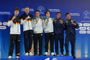La dupla mexicana ganó la final en Guadalajara con 408.39 puntos y se colocó en lo más alto del podio en la Copa México de Clavados 2026. (Instagram/ @codejal)