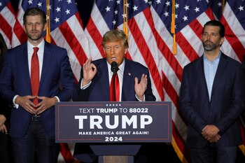 Donald Trump volvió a hablar