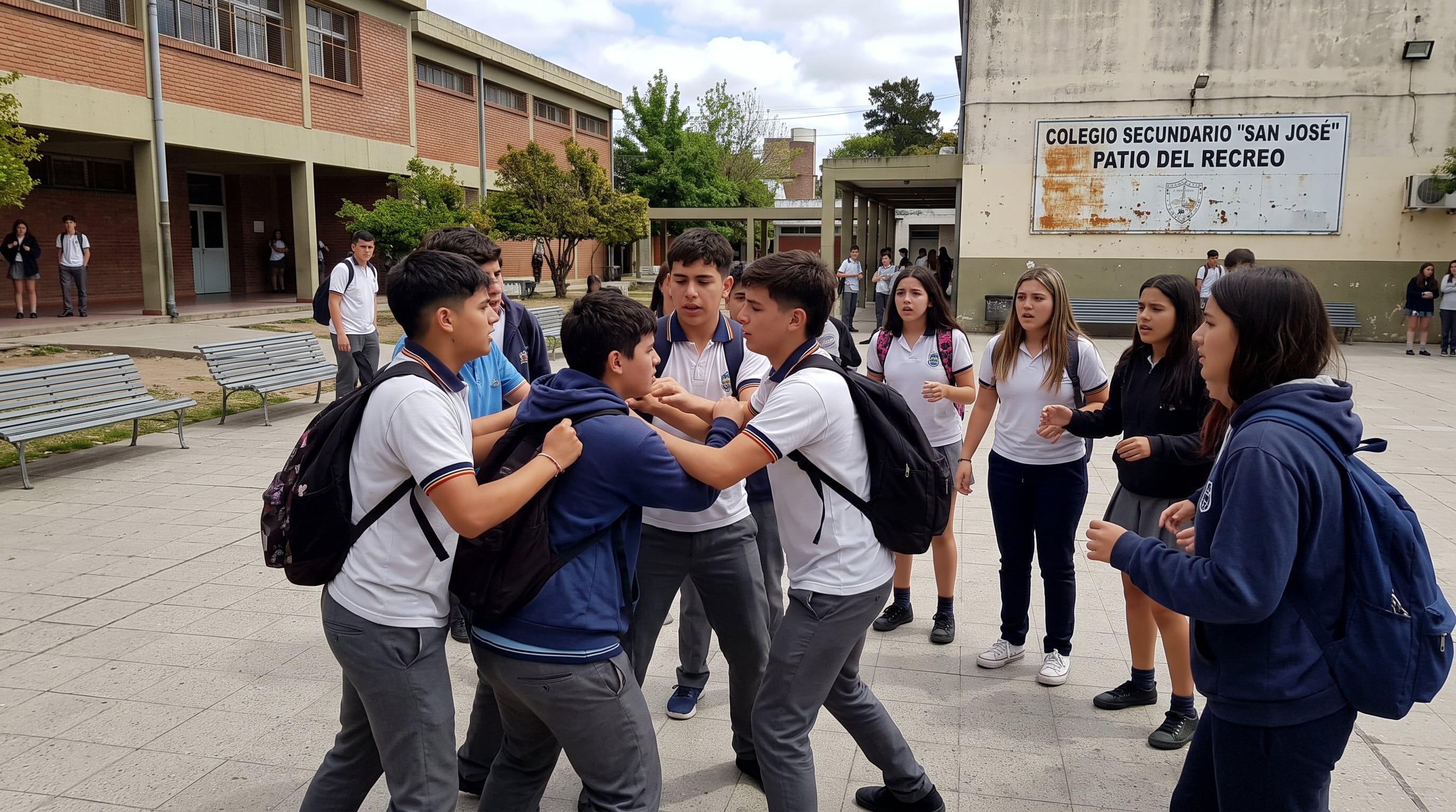 Con la nueva ley, lo que hasta ayer era un conflicto escolar, desde el 5 de septiembre puede ser una causa penal (Imagen ilustrativa Infobae)