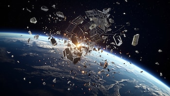 La misión ClearSpace-1 de la Agencia Espacial Europea intenta limpiar la órbita terrestre y reducir la acumulación de desechos peligrosos (Imagen ilustrativa Infobae)
