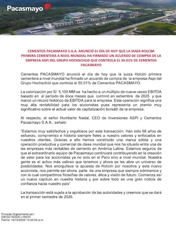 Pacasmayo mantendrá su modelo de