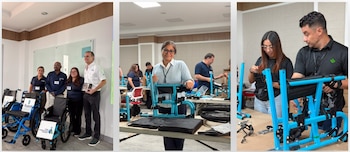 La alianza entre Free Wheelchair Mission y FUSAL convertirá al país en el primero de América Latina en aplicar este modelo de capacitación (Foto cortesía FUSAL)
