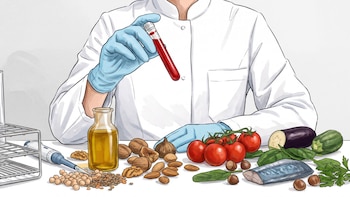 Una señal en la sangre vinculada a la dieta mediterránea se asocia con un 23% menos de mortalidad