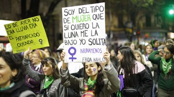 La marcha del domingo comenzó