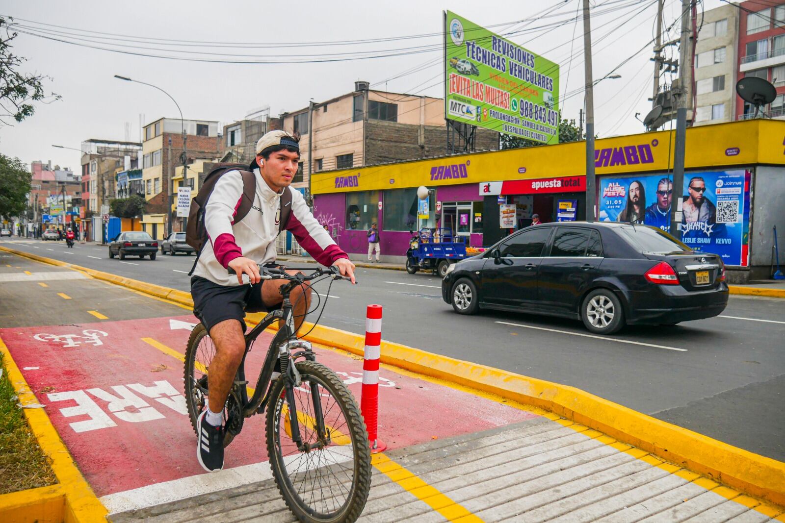 Ciclovías en Lima. (Municipalidad de Lima)