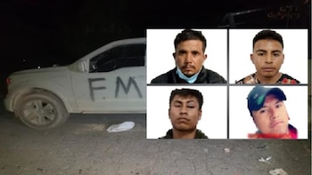 Los cuatro sujetos fueron detenidos