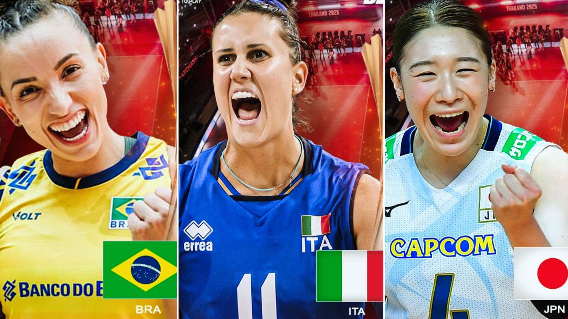 Programación de semifinales y final del Mundial Femenino de Vóley 2025. (Créditos: Puro Vóley)