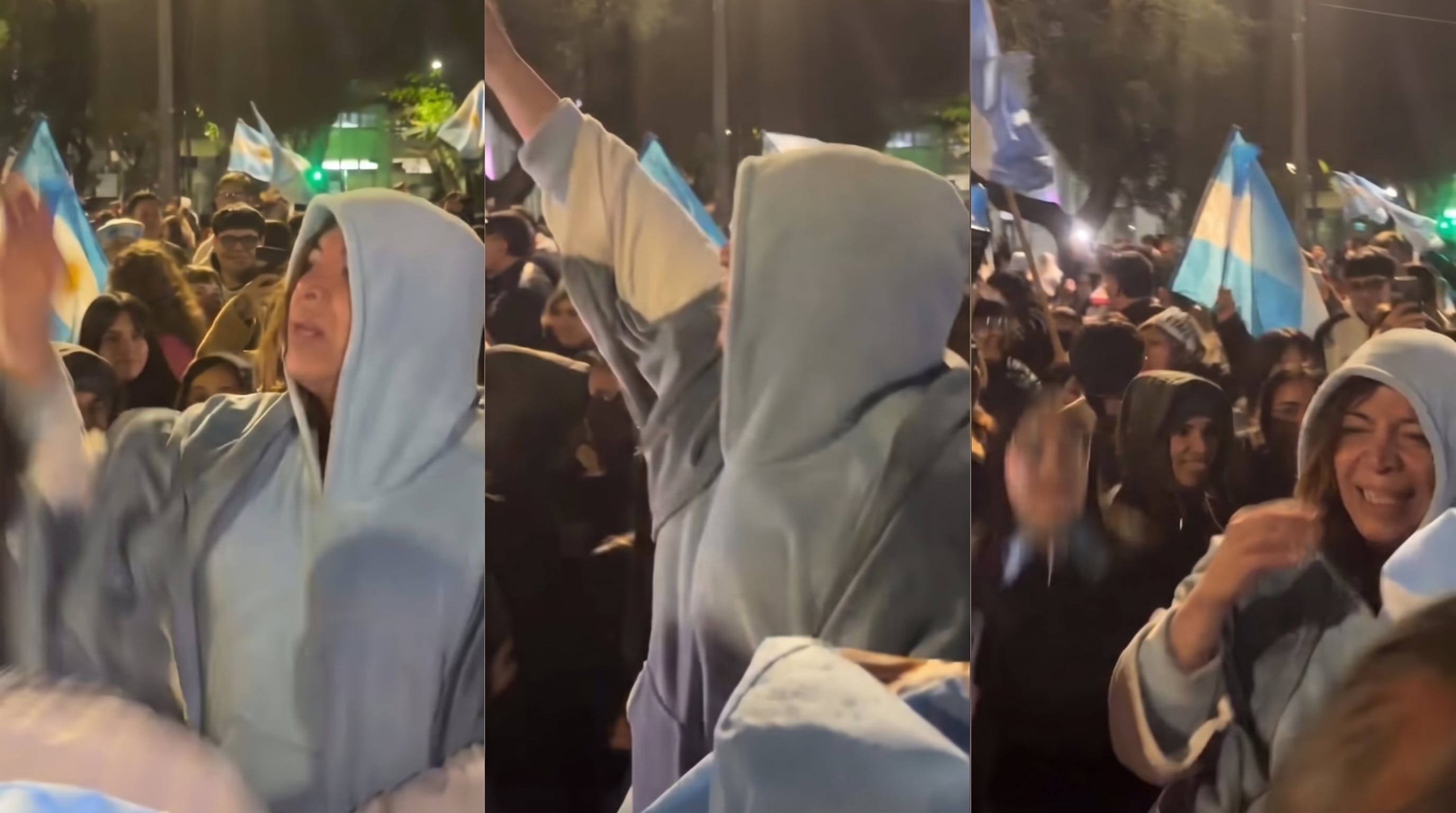 El desenfrenado festejo de Lizy Tagliani en la calle por el logro de la Selección Argentina en el Mundial 2026