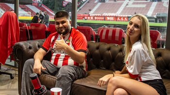 Desde su estadio y con