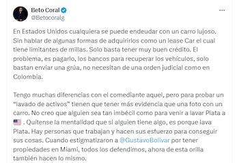 El activista defendió a Piter