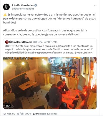Jota Pe Hernández, habla del
