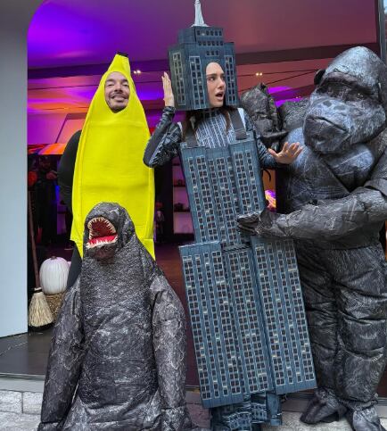 La calidad de los disfraces sorprendió y J Balvin no decepcionó - crédito Valentina Ferrer / Instagram