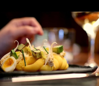 Uno de los platos de