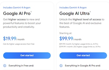 Gemini - Google AI Pro - Google AI Ultra - tecnología - 15 de octubre