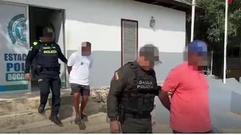Los capturaron en Cartagena por hacerse pasar como presuntos integrantes del Clan del Golfo: pedían dinero e intimidaban a turistas